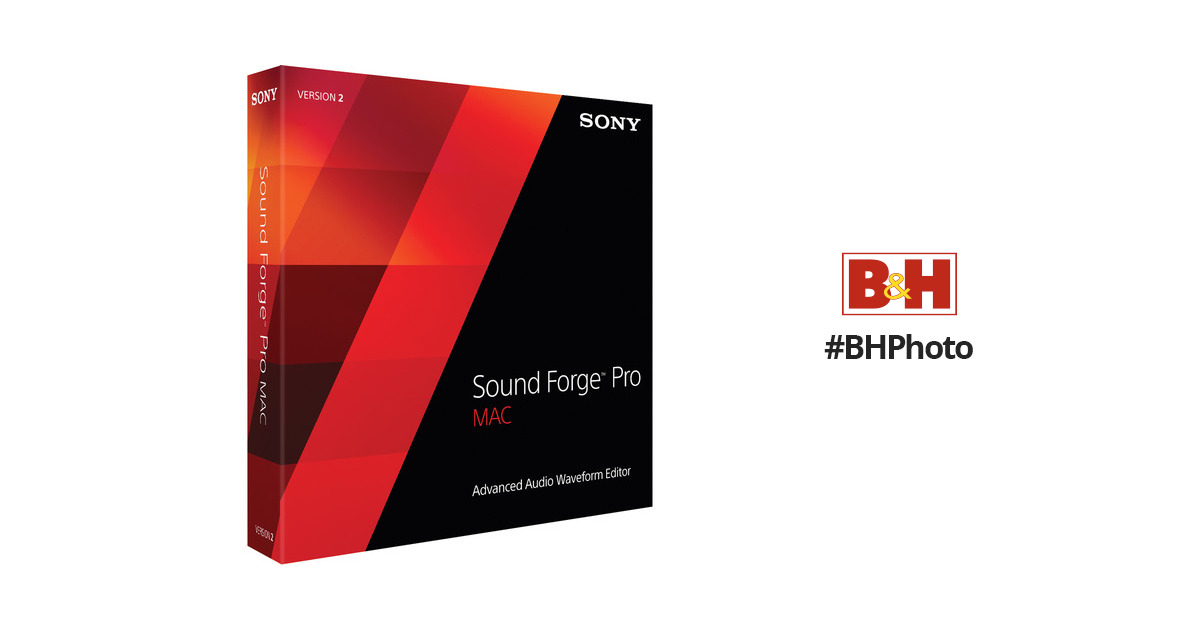 Sony soundforge pro mac v1.0.20 for mac